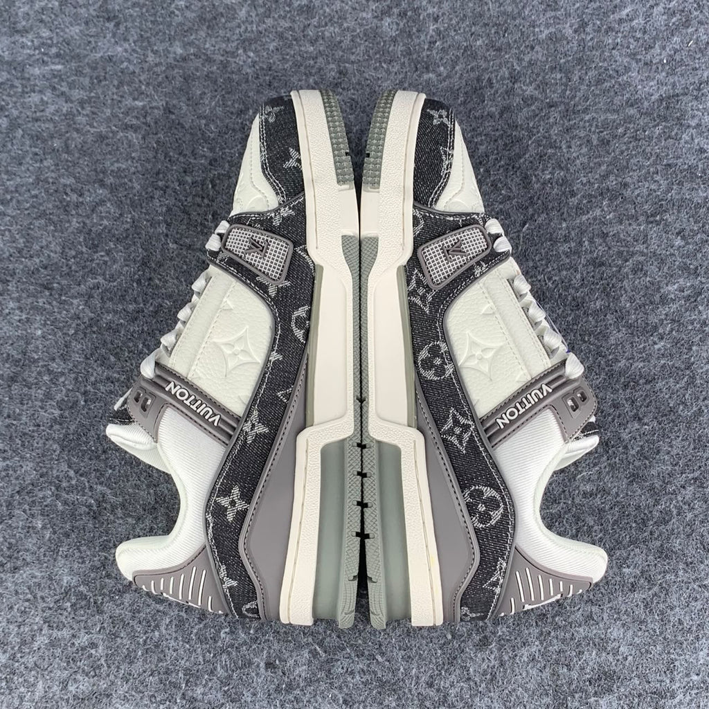 LV Trainer Monogram Denim 'Grey' (B-Grade Version)