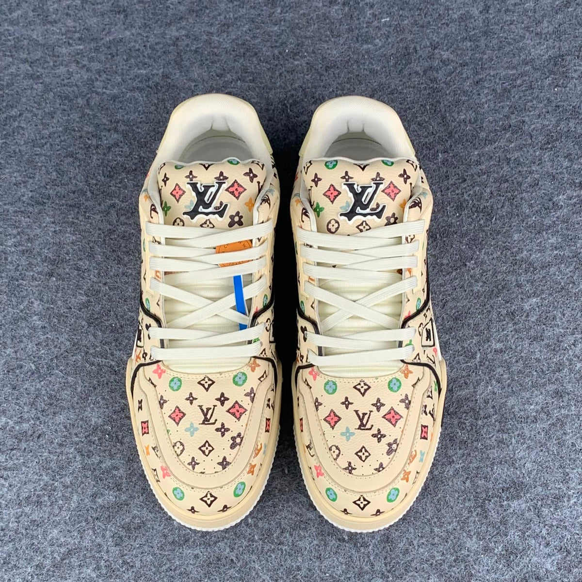 Tyler, the Creator x Louis Vuitton Trainer 'Beige Multi-Color Monogram'